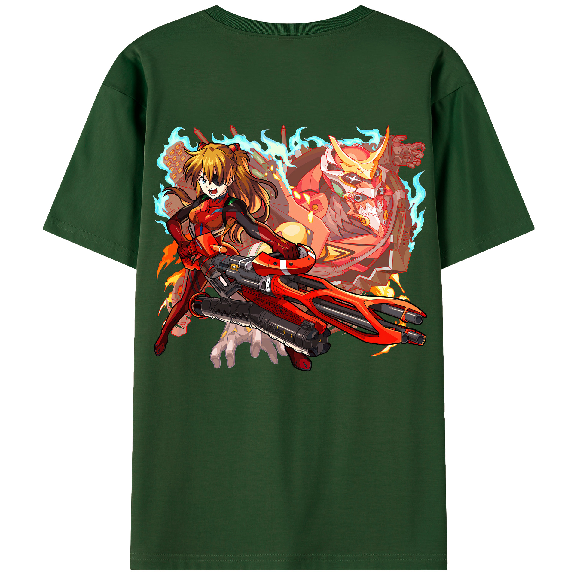（画像用） EVA 新世紀エヴァンゲリオン 綿100％半袖Tシャツ（背面プリント）